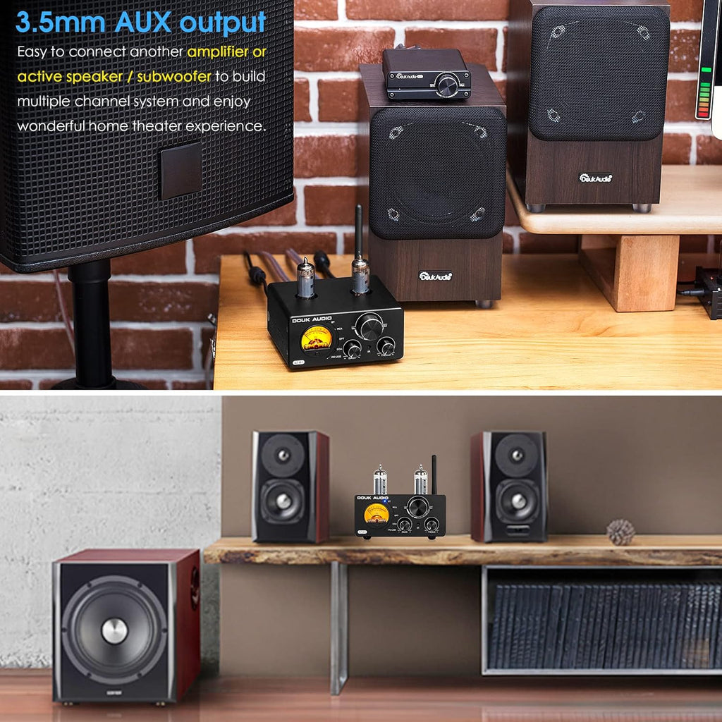 200W HiFi Bluetooth Vacuum Tube Amplifier E46924