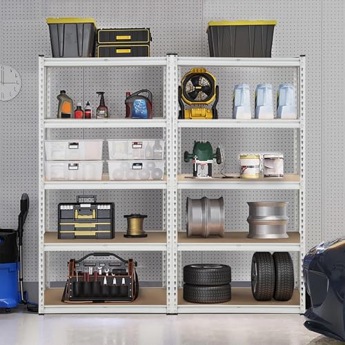 5-Tier Adjustable Heavy Duty Storage Shelves F62914