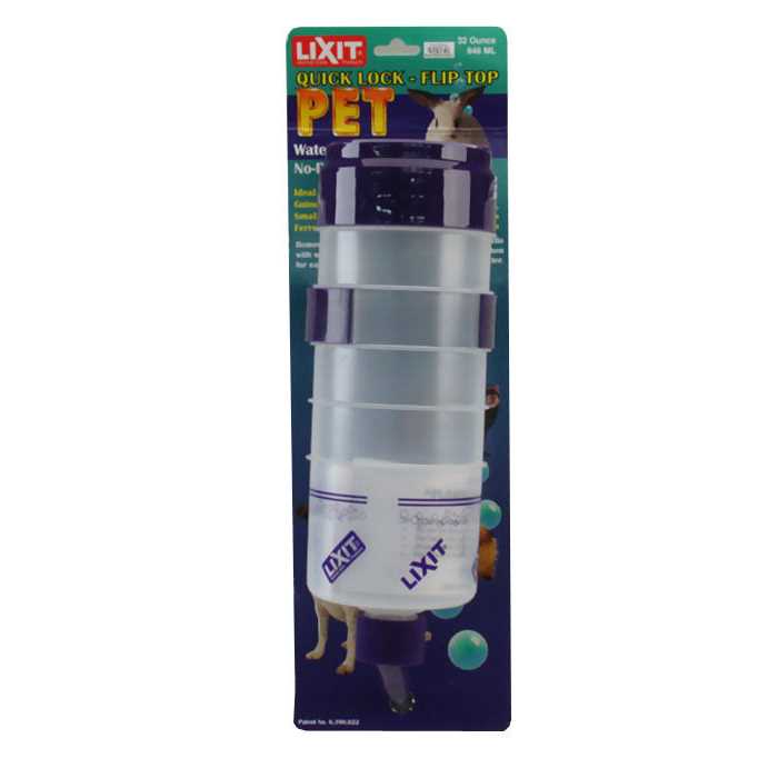 Quick Lock Flip Top Water Bottle with Valve S8662