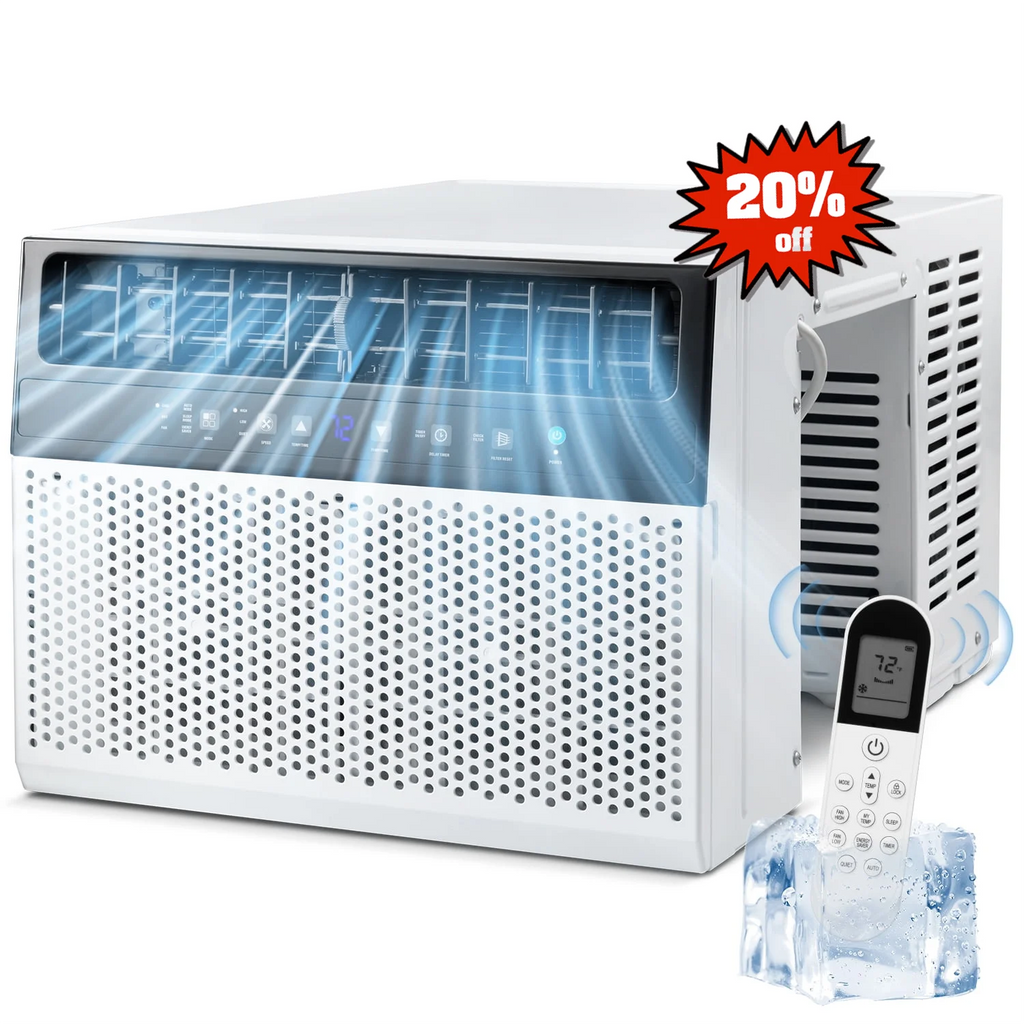 6000 BTU Window Air Conditioner with Wi-Fi & Remote, White A94806
