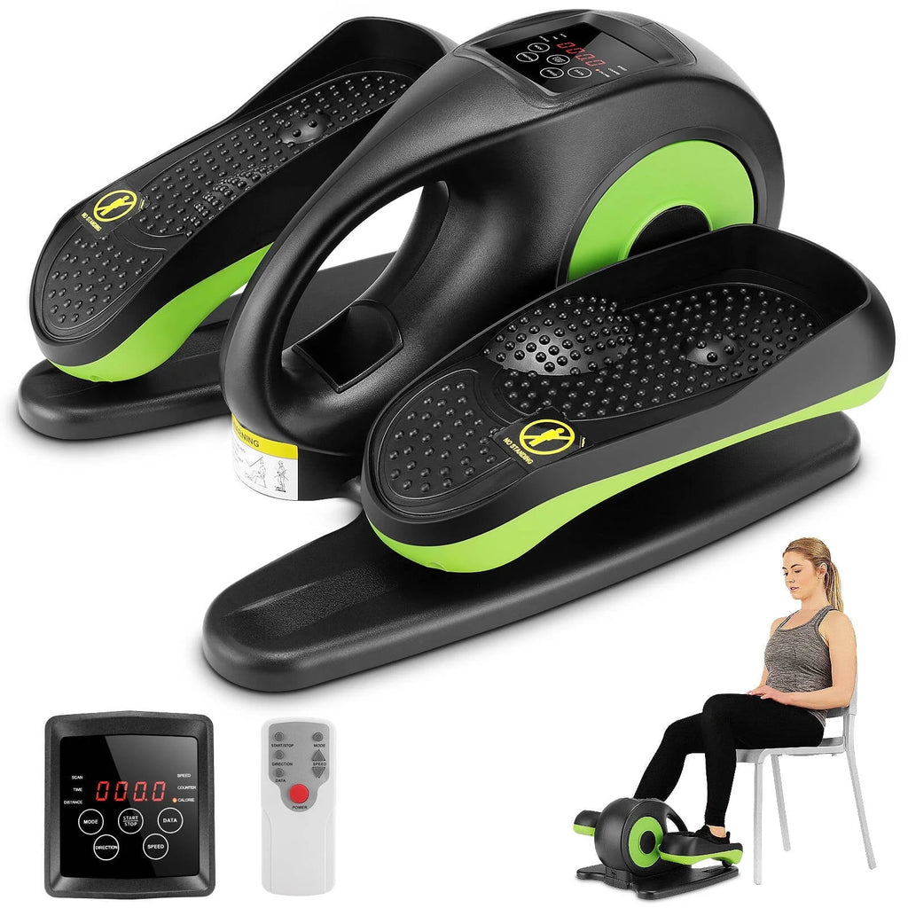 Under Desk Elliptical Pedal Exerciser with Remote & Data Monitor Q539845