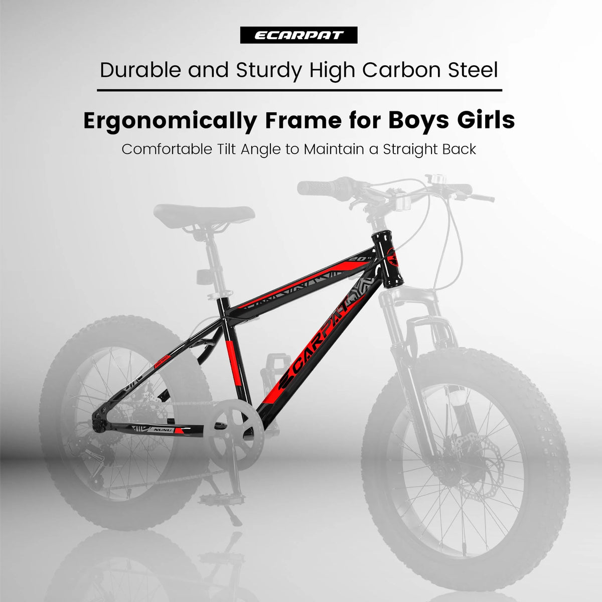 20 Inch 4 Wide Fat Tire 7 Speed Steel Frame Kids Bike H15775