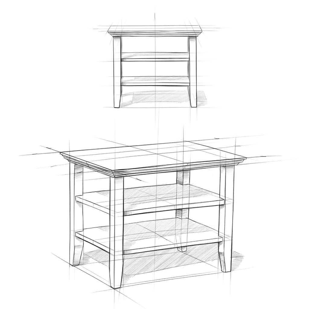 Light Golden Brown Wood Side Table U785000
