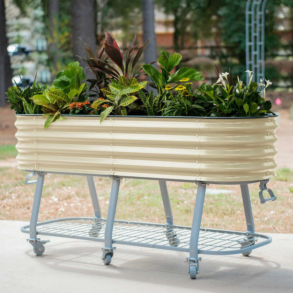 2 x 6 ft Self-Watering Rolling Raised Garden Bed K4126