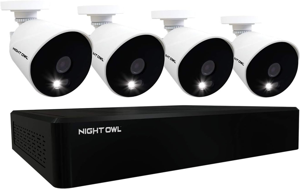 4 Wired 1080p HD Indoor/Outdoor Security Camera System with 1TB Hard Drive P5233