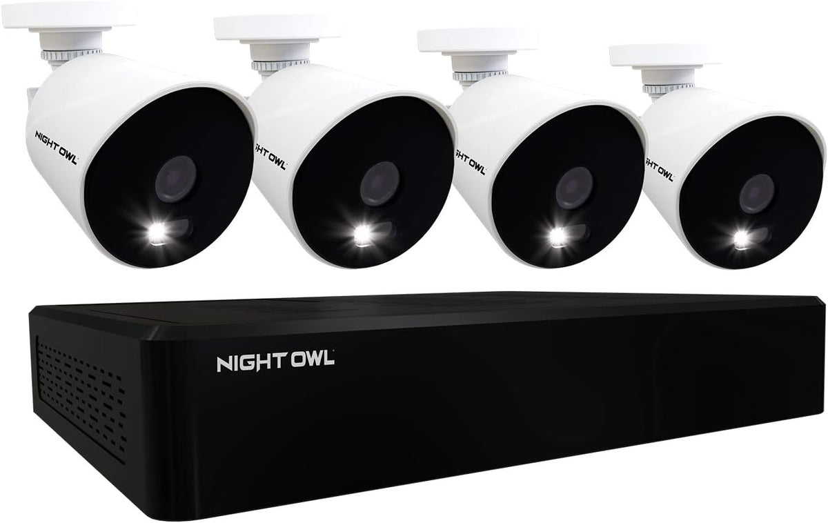 4 Wired 1080p HD Indoor/Outdoor Security Camera System with 1TB Hard Drive P5233