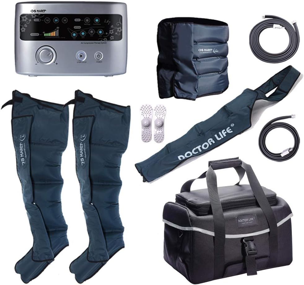Compression Pump, Recovery Boots, Arm Sleeve, Waist Sleeve, Carry Bag Z477150