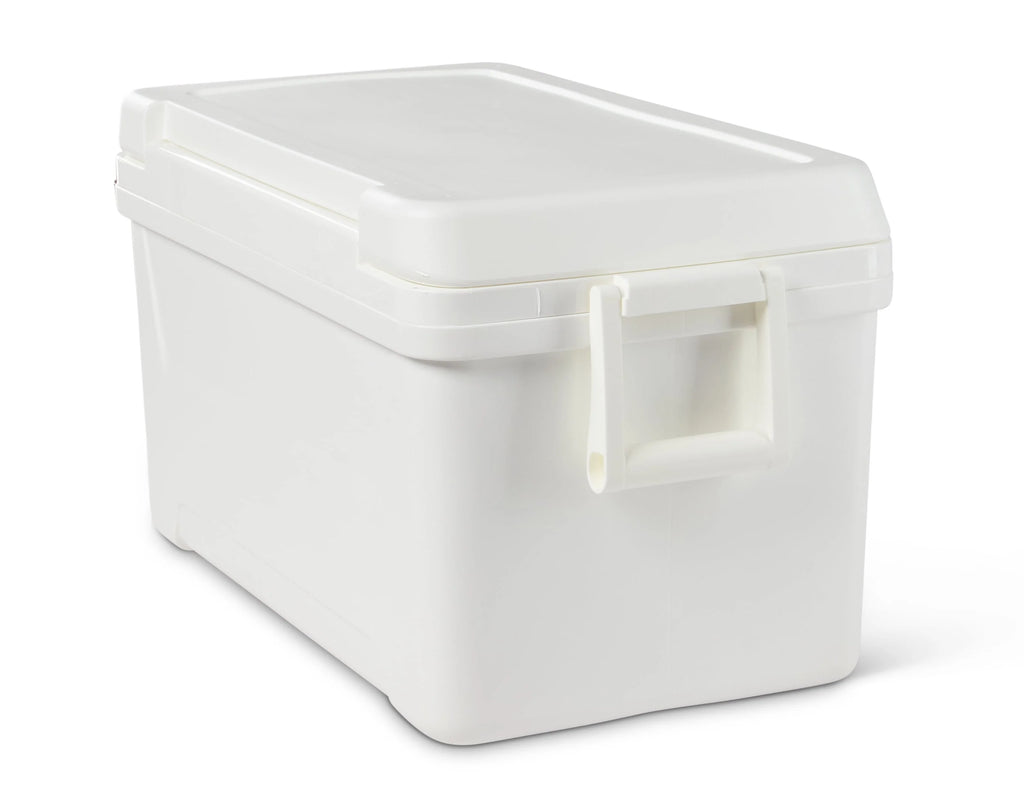 White 48 QT Hard Sided Ice Chest Cooler G13842