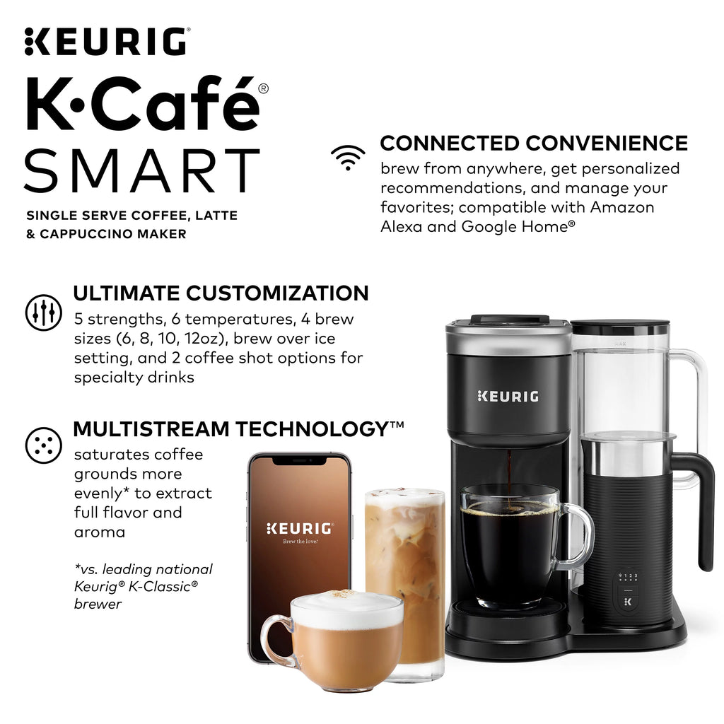 Single Serve Coffee, Latte and Cappuccino Maker, Black W88905