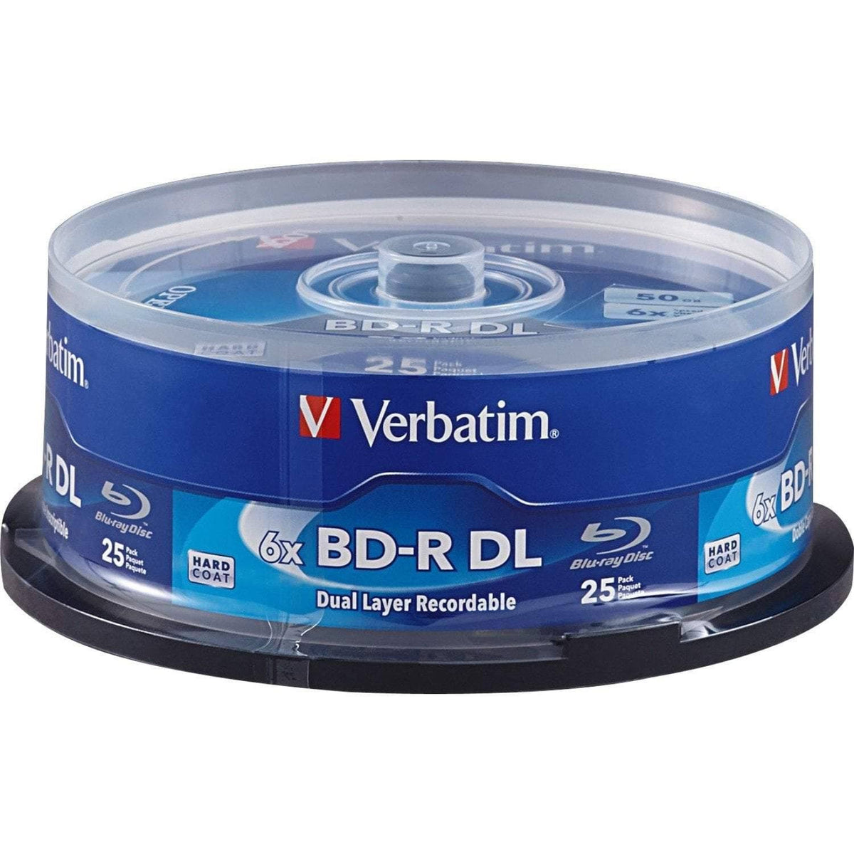 BD-R DL 50GB 6X 25pk Spindle X102