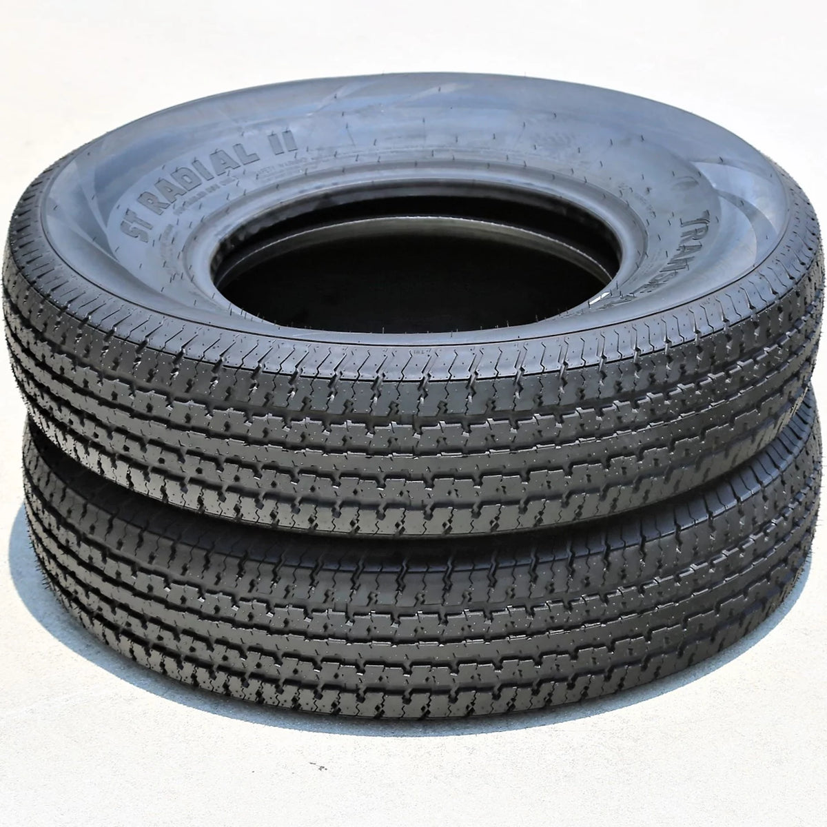 Pair of 2 Steel Belted ST 205/75R15 Load E Trailer Tires Q31691