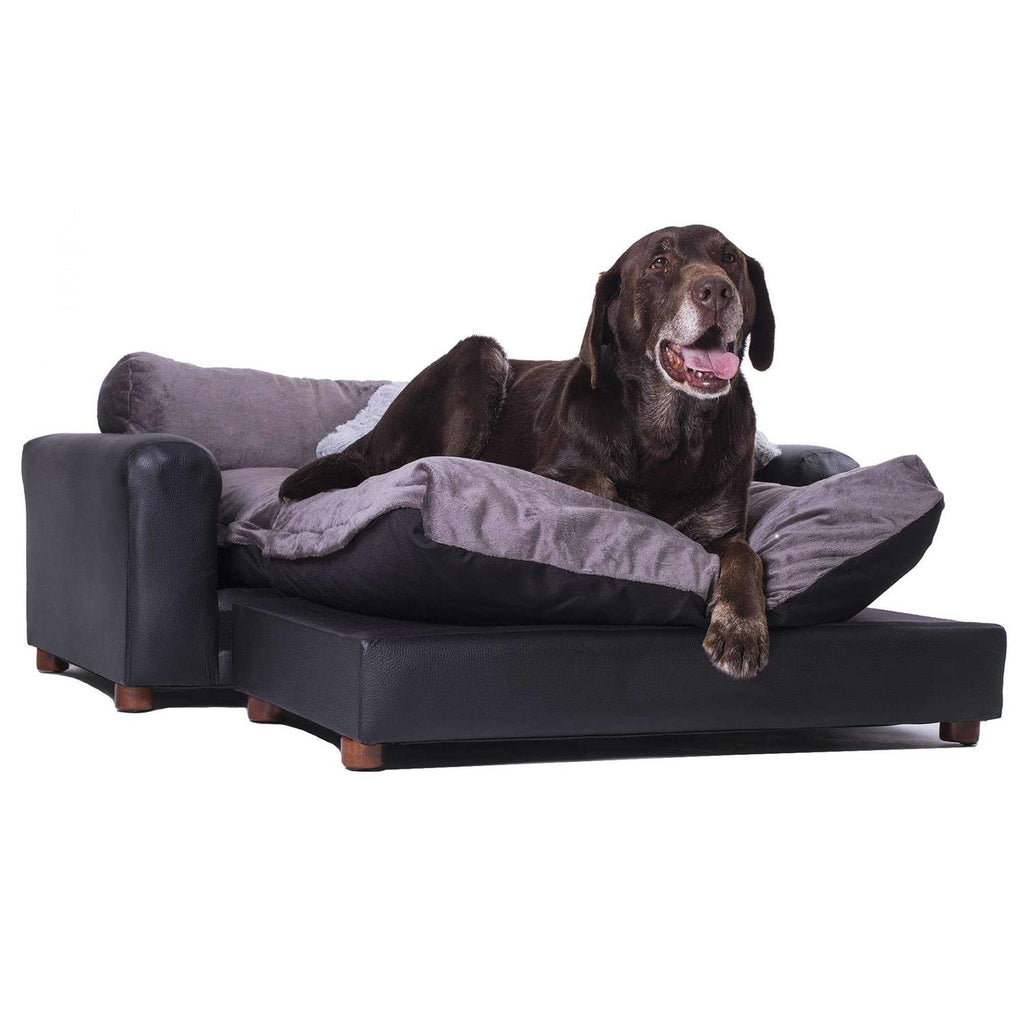 Leatherette Pets Sofa F51679