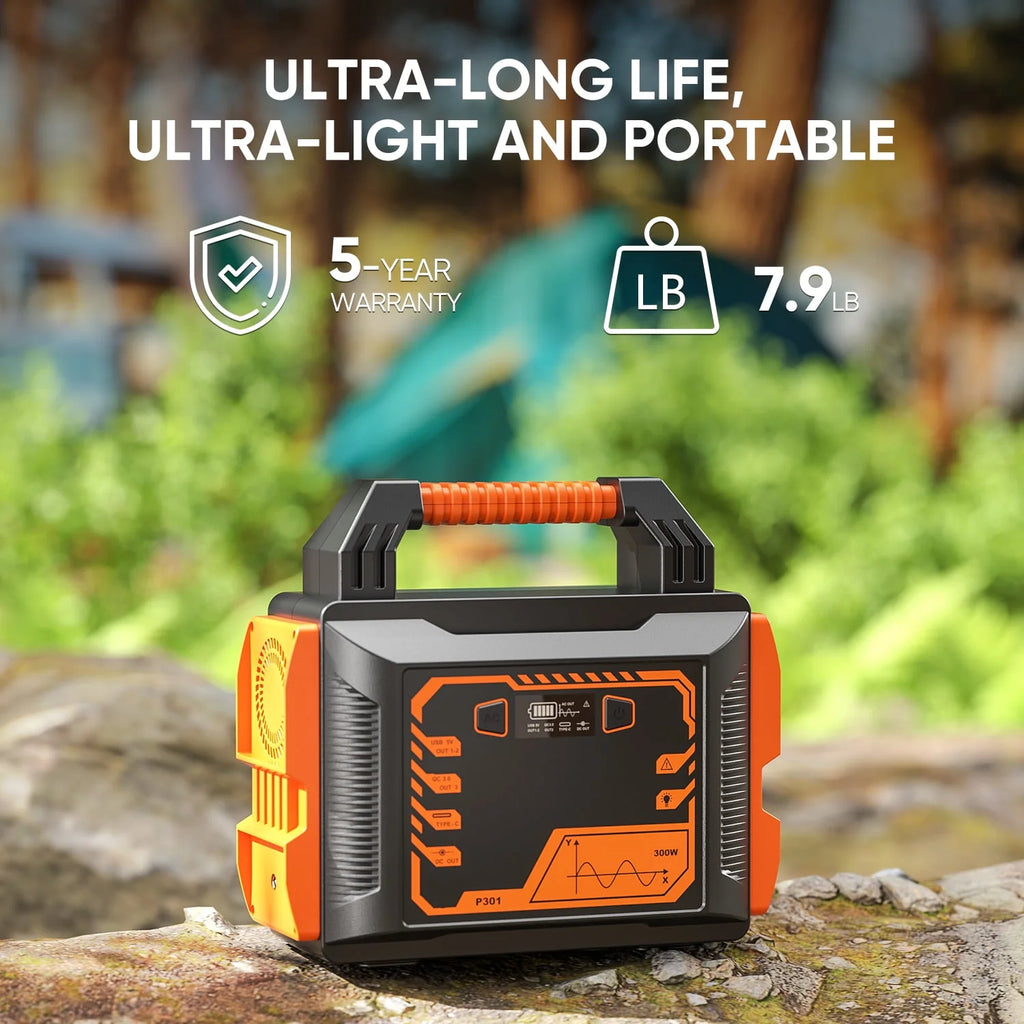 Portable Power Station 300W Solar Generator B503
