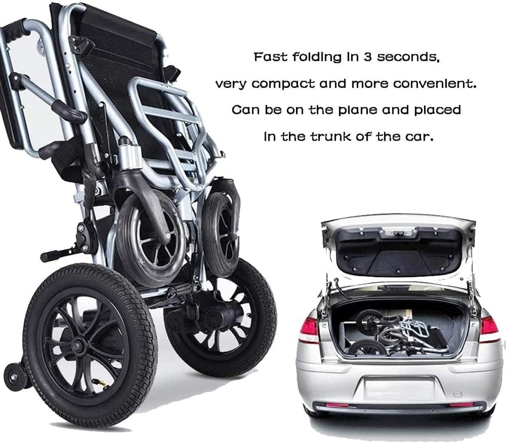 Heavy Duty Lightweight Foldable Dual Motor Electric Wheelchair L3796