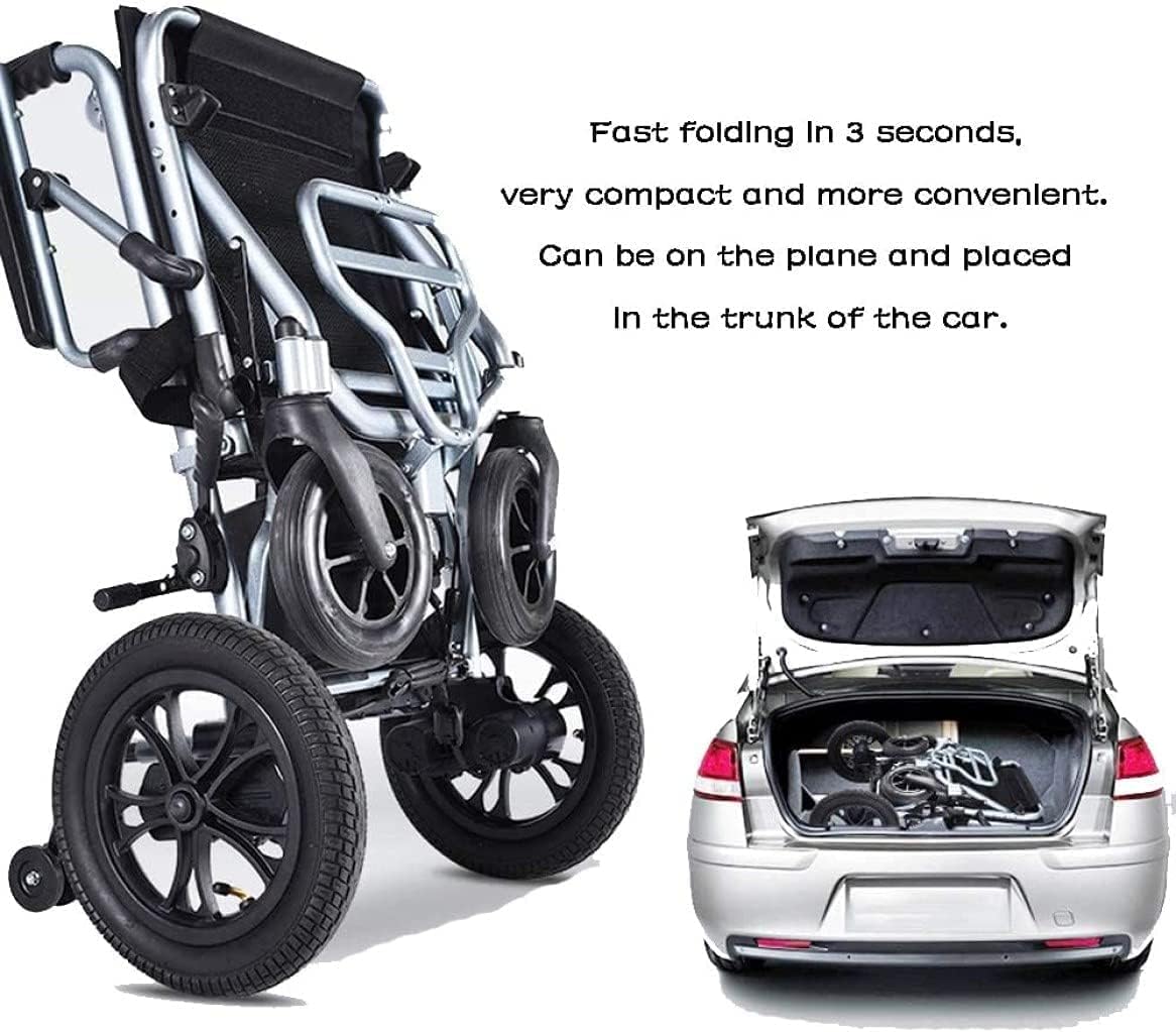 Heavy Duty Lightweight Foldable Dual Motor Electric Wheelchair L3796