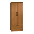 Sienna Oak Finish Wardrobe/Storage Cabinet O9130