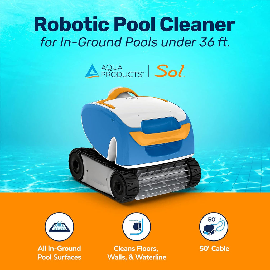 Robotic Pool Cleaner with 50ft Cable R950814
