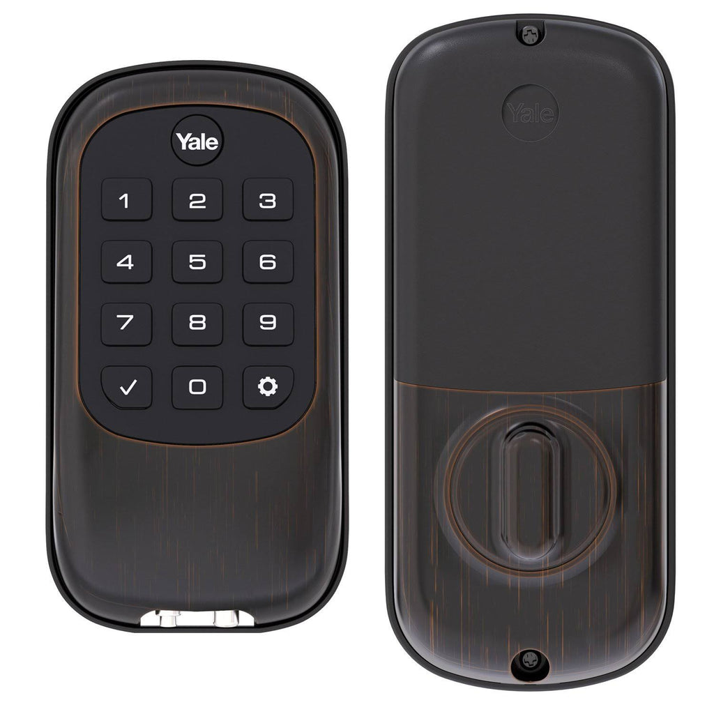 Push Button Deadbolt Polished Brass B851