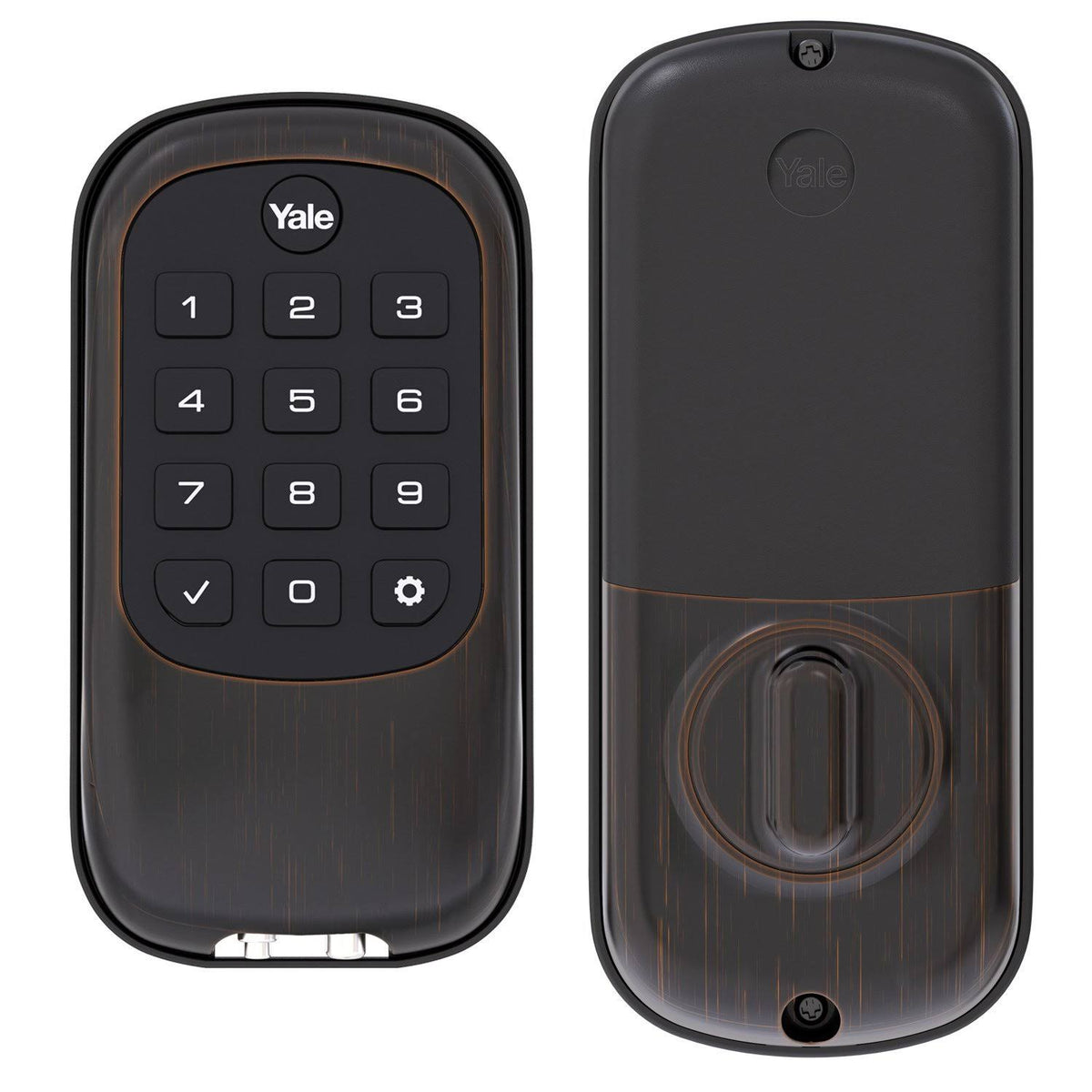 Push Button Deadbolt Polished Brass B851