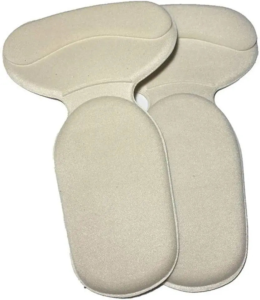 1 Pair Orthopedic Silicone Non Slip Heel Protector Shoe Insole Pads (Beige) Z7948