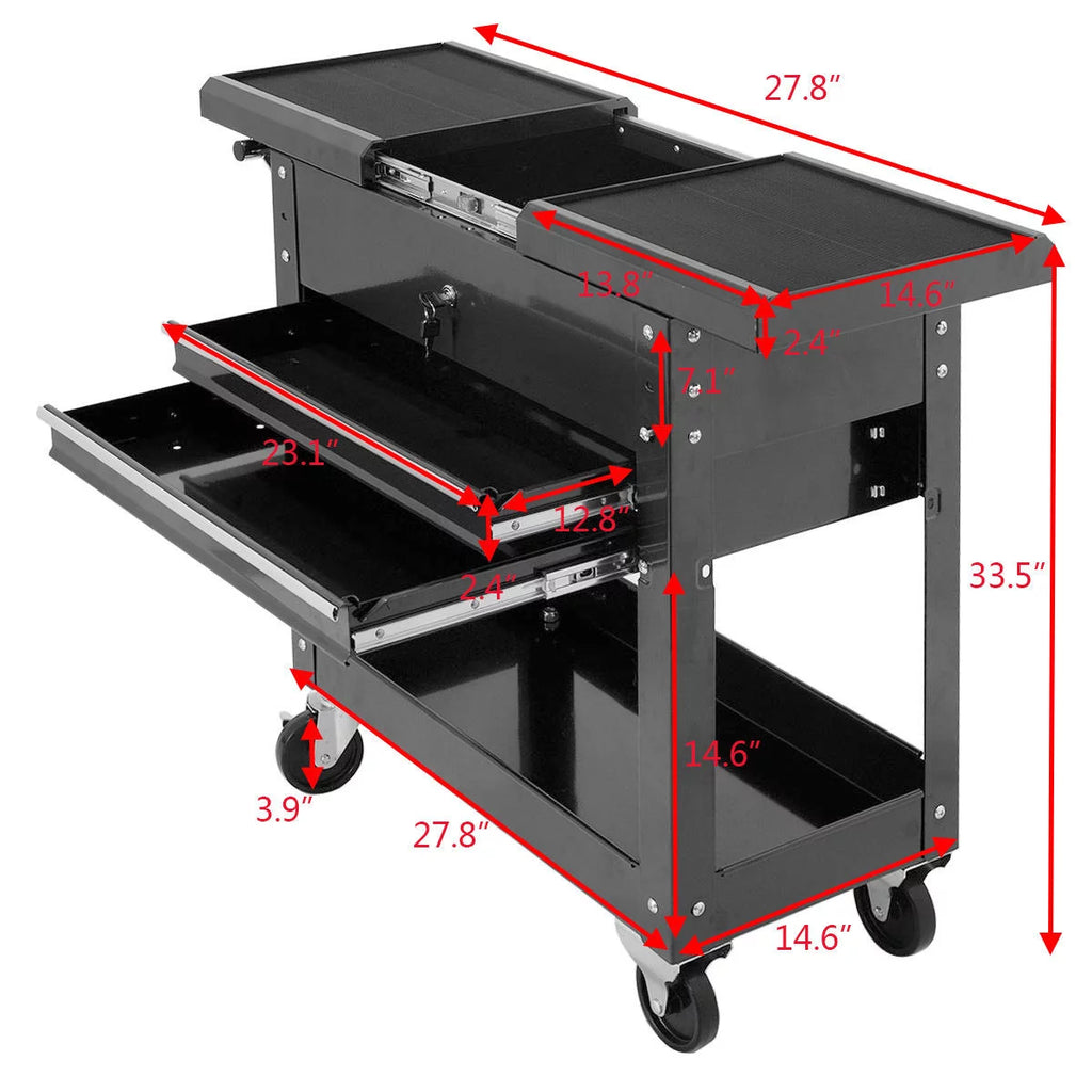 Rolling 2 Drawer Tool Cart I89940