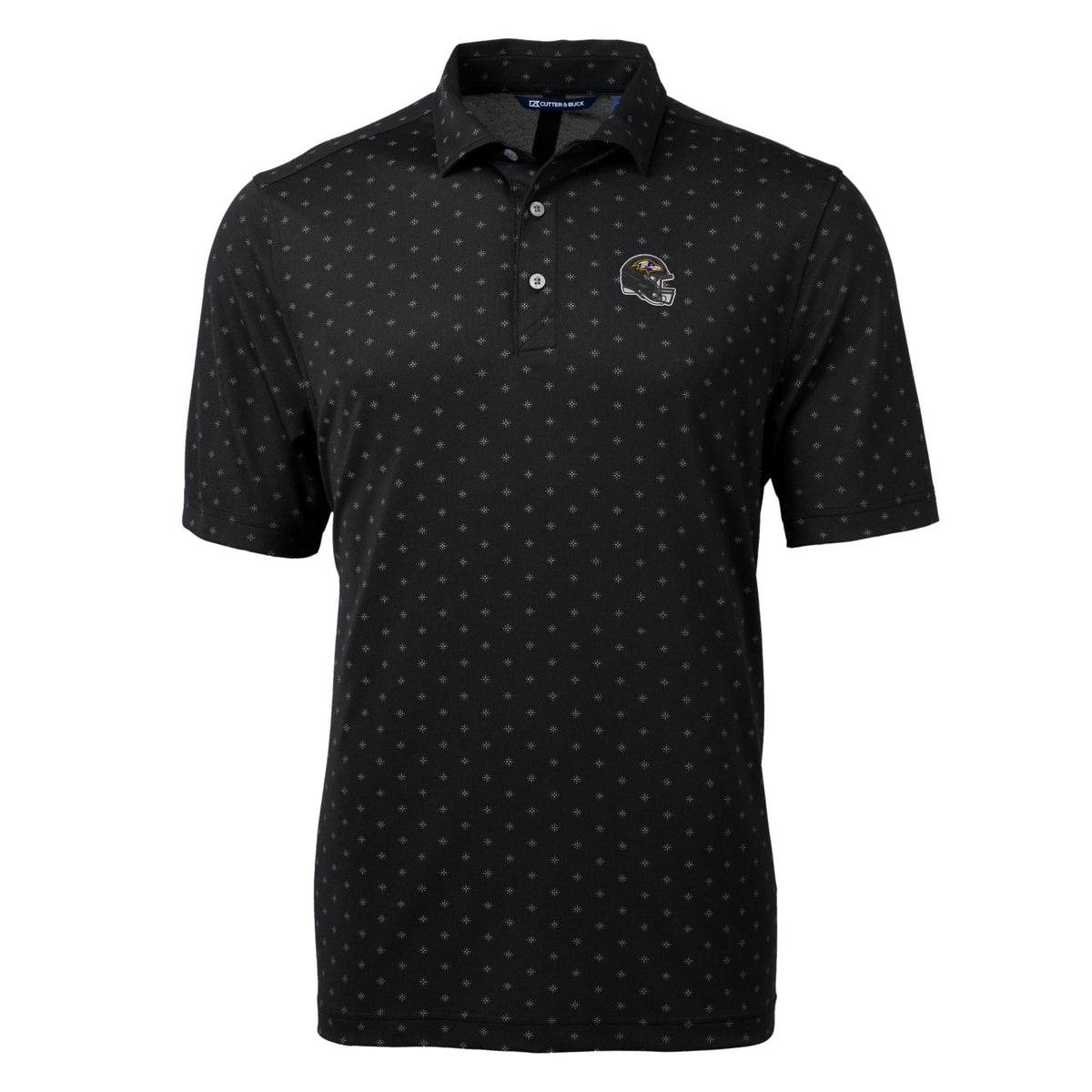 Men's Black Recycled Polo W2521