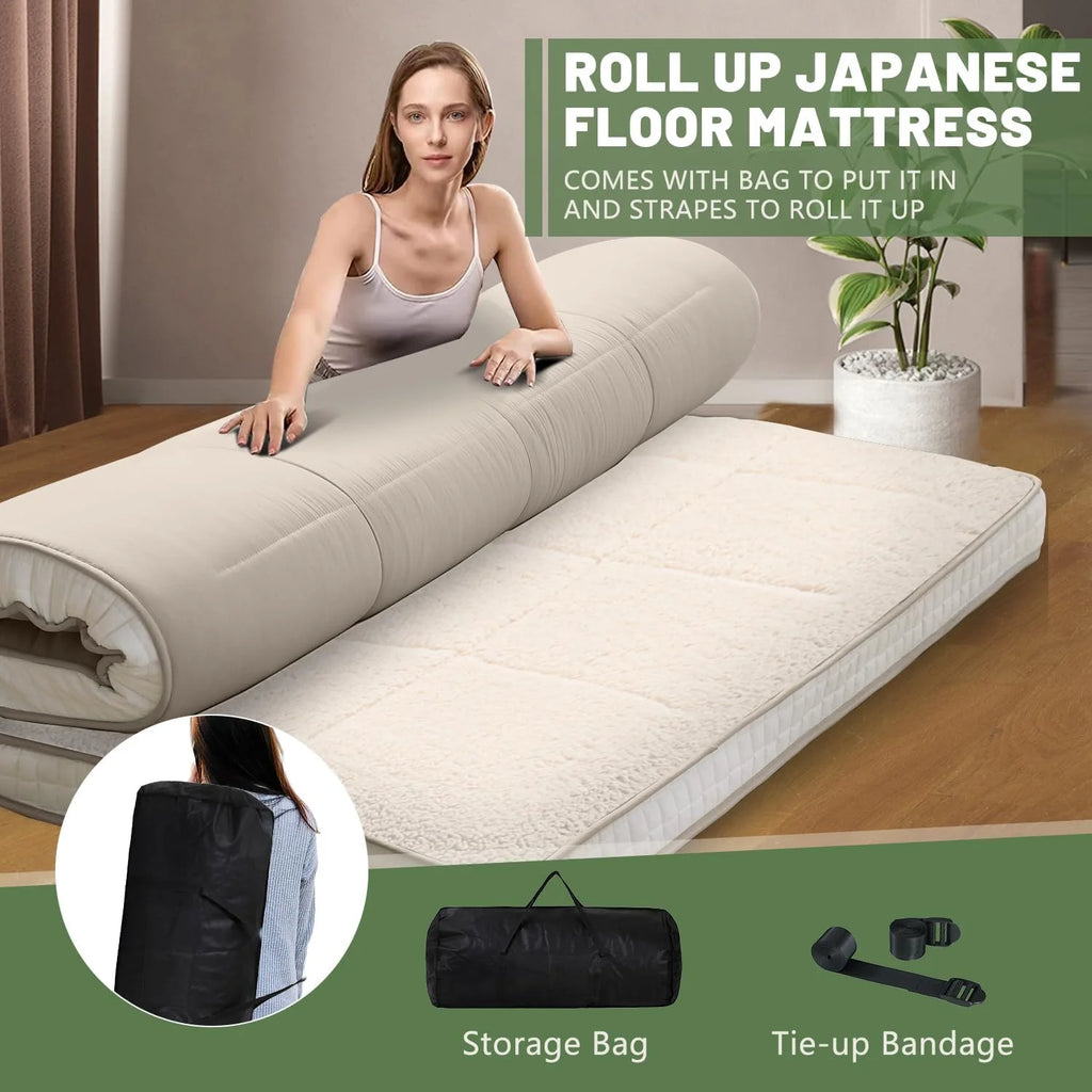 Japanese Floor Futon Mattress Thicken Tatami Mat F18927