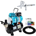 0.2 Dual-Action Gravity Airbrush Kit with Tank Air Compressor Z791