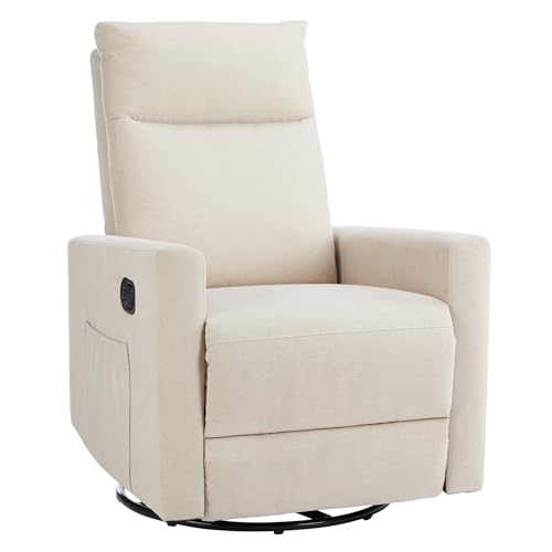 Light Grey Massage Recliner Chair with Lumbar Support B1263