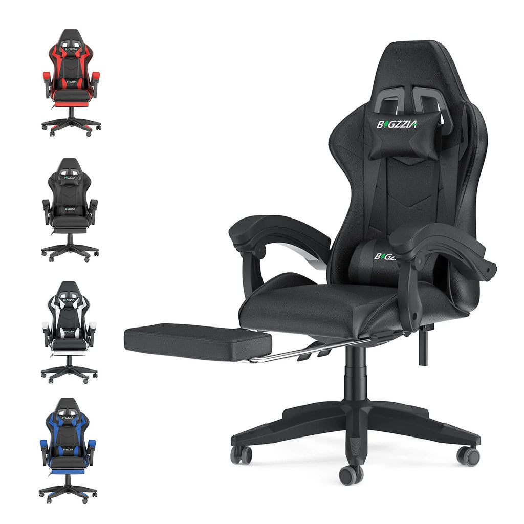 Red Ergonomic High-Back Gaming Chair with Lumbar Support T352