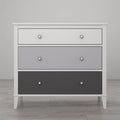 White 3 Drawer Dresser P642