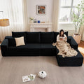 107" Modular Corduroy Sectional Sofa with Chaise X541
