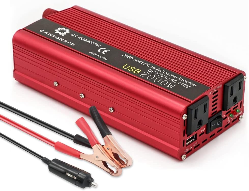 800W DC 12V to 110V AC Power Inverter Y617