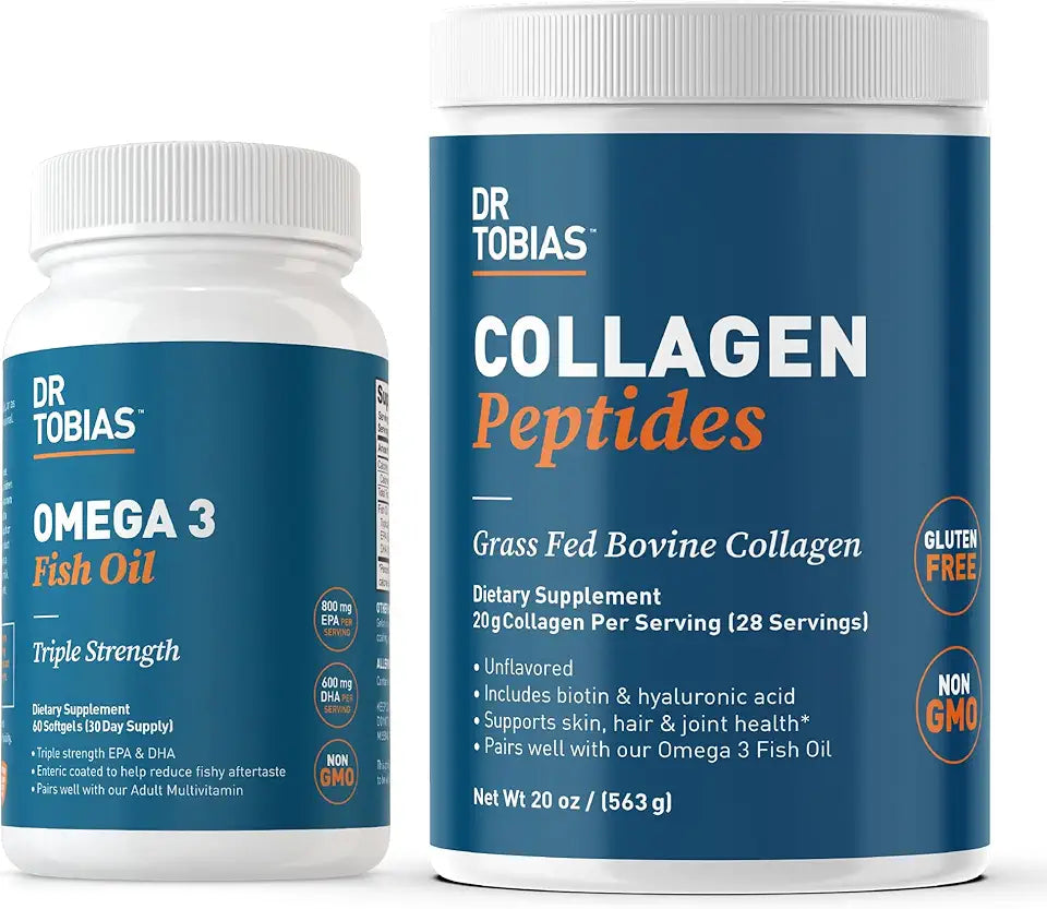 Omega 3 Fish Oil & Collagen Peptide Supplements F203991