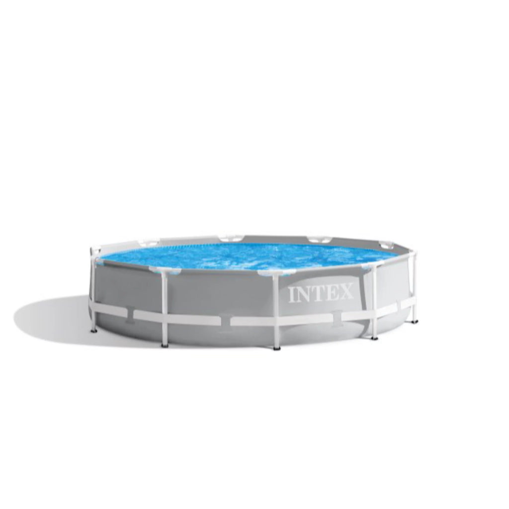 10ft x 30in Prism Frame Above Ground Swimming Pool with Filter Pump I5439