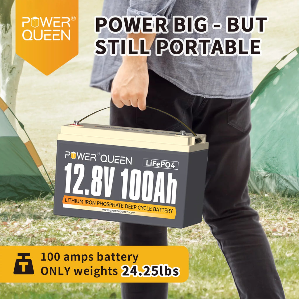 12V 100Ah LiFePO4 Lithium Battery O38342