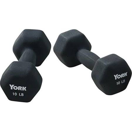 Black 8 lbs Neoprene Hexagon Fitbell P1513