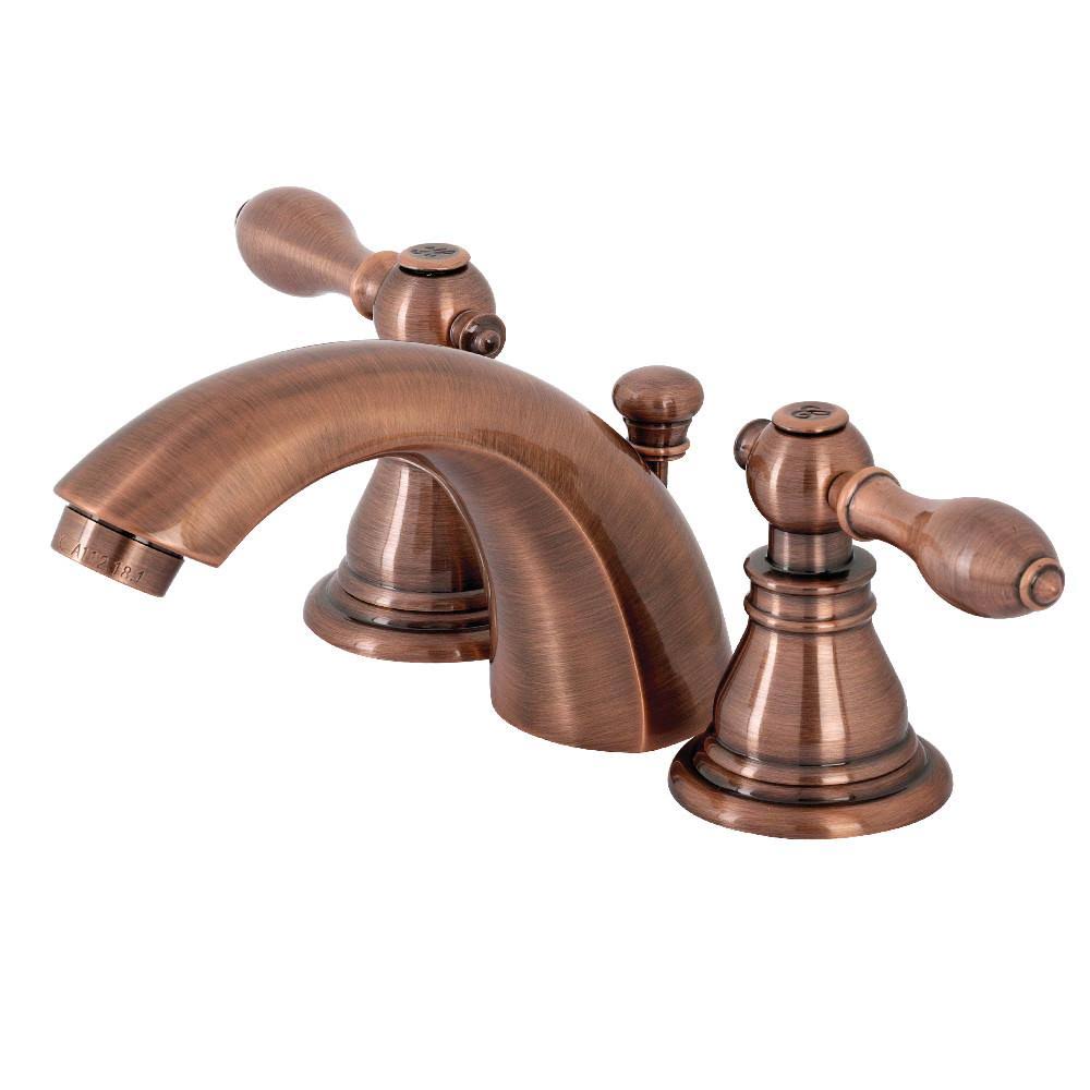 Black Stainless Mini-Widespread Bathroom Faucet U523783