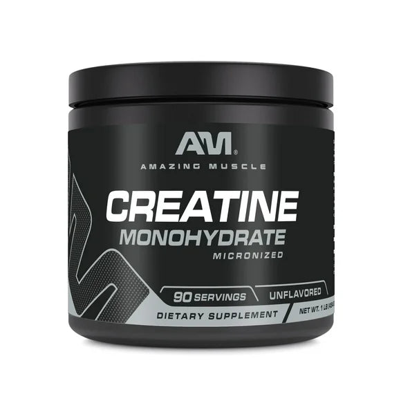 Micronized Creatine Monohydrate Unflavored Powder Supplement 90 Servings 5000 mg Y754