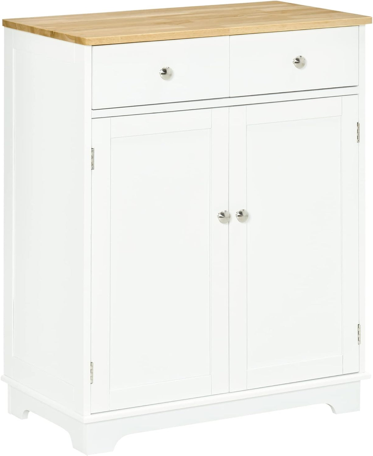 White Kitchen Sideboard Storage Cabinet with Drawer U619302