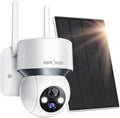 Solar Security Camera Outdoor 360° PTZ Wireless 1080P Battery Powered J246
