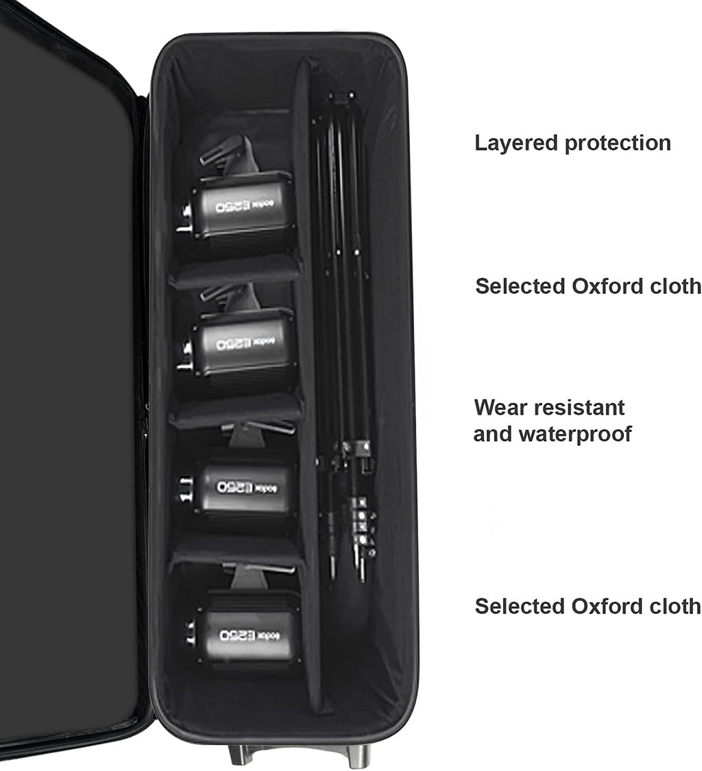 Camera Trolley Case with Padded Compartment and Wheels N65258