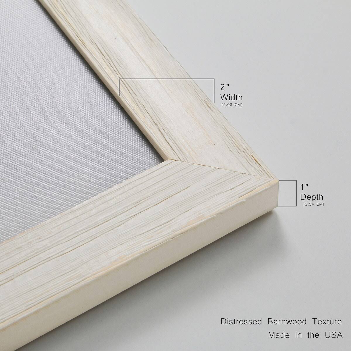 Framed Canvas Ready to Hang 31.5x31.5 White X984849