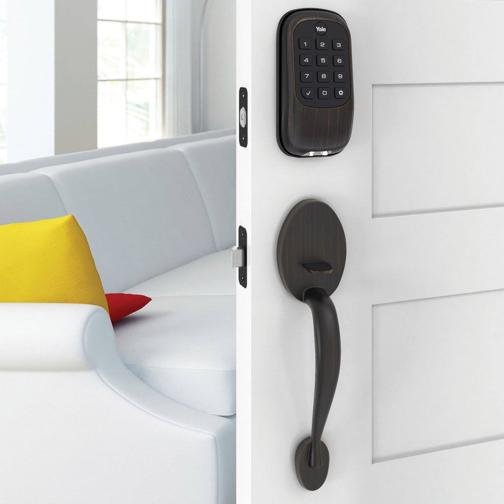 Push Button Deadbolt Polished Brass B851