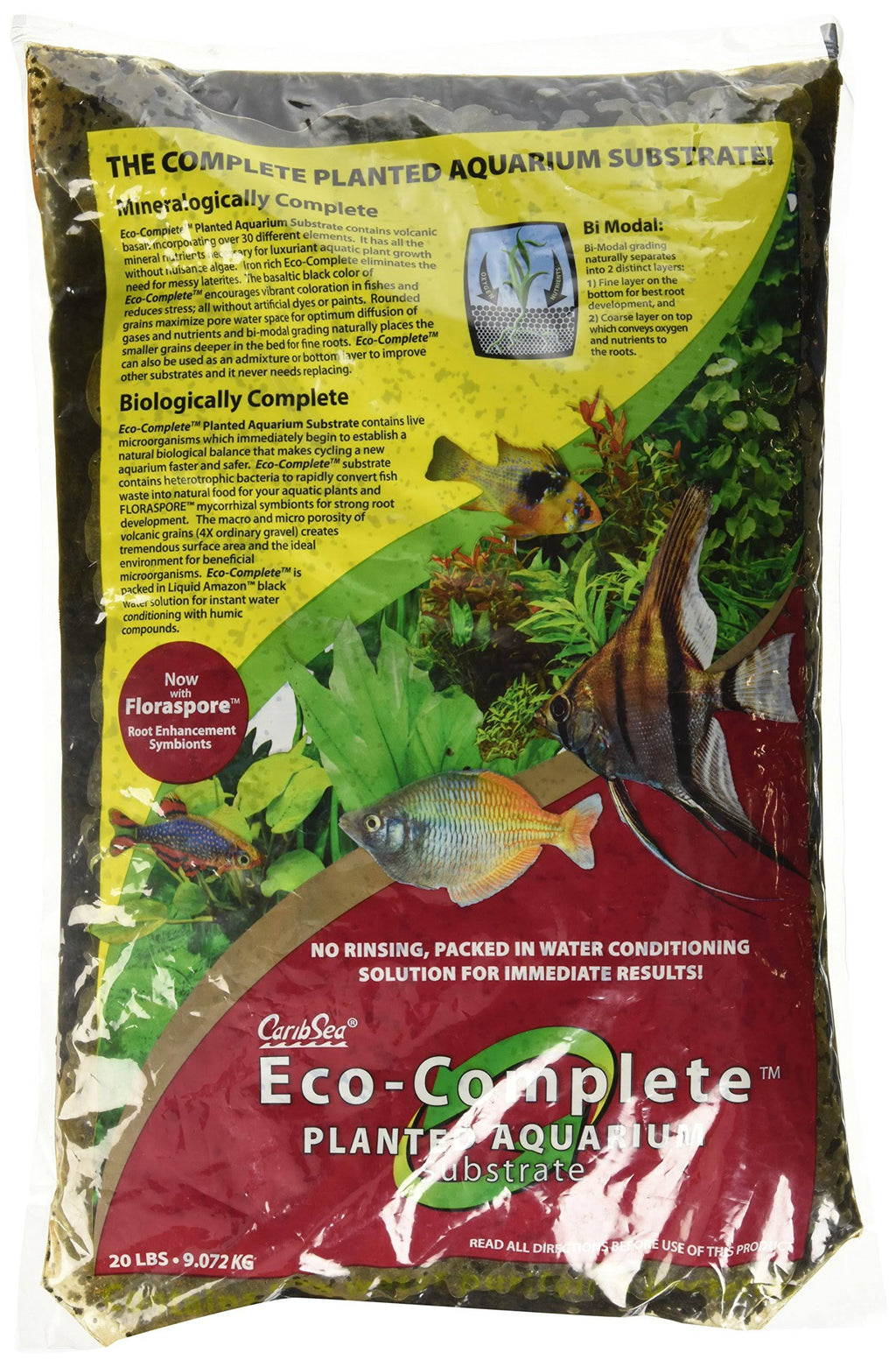 Black Aquarium Substrate 20 Pound D5382