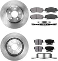 Front and Rear 320 mm 5 Lug Rotors and Metallic Brake Pads J440