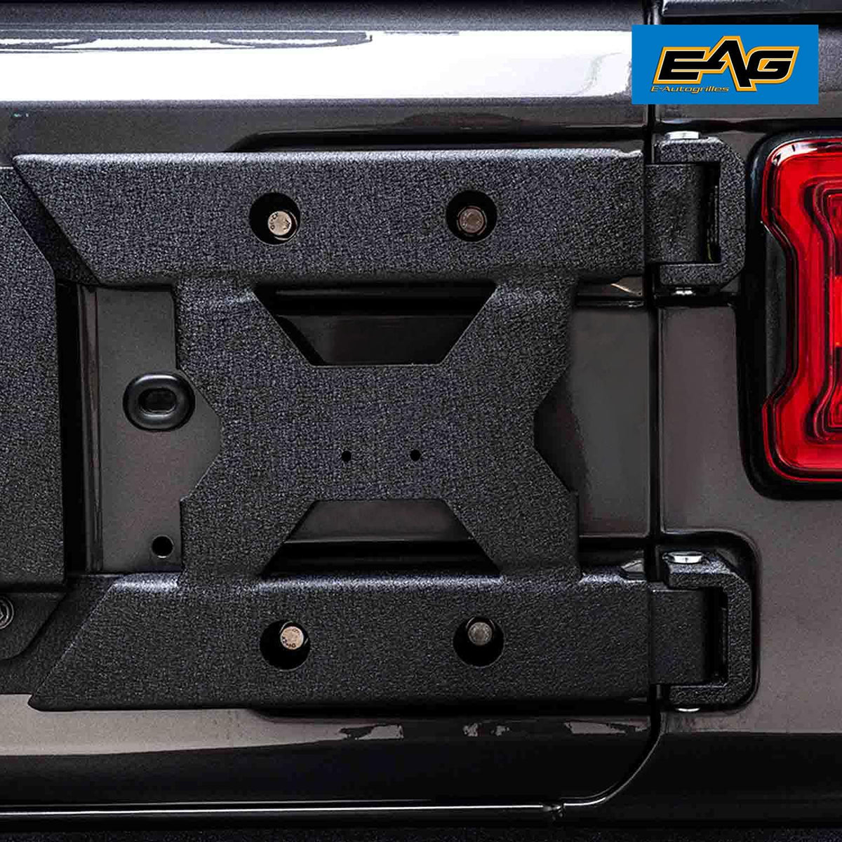 Tire Carrier Kit with 3rd Brake Light Bracket and Back Up Camera Adaptor N38685