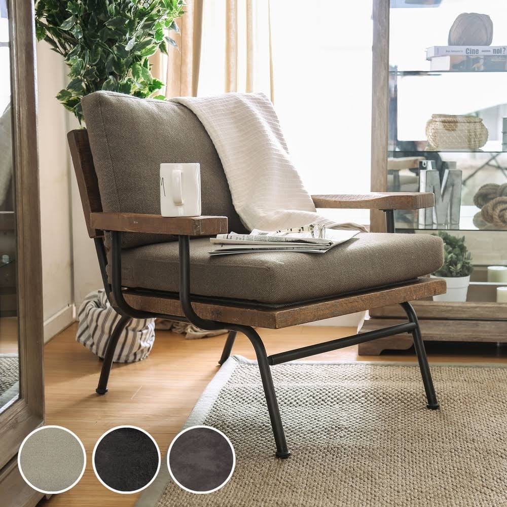 Taupe Accent Chair F69377