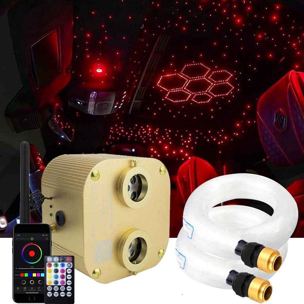 20w Fiber Optic Ceiling Lighting Kit 1100pcs 13.1ft RGBW D3781