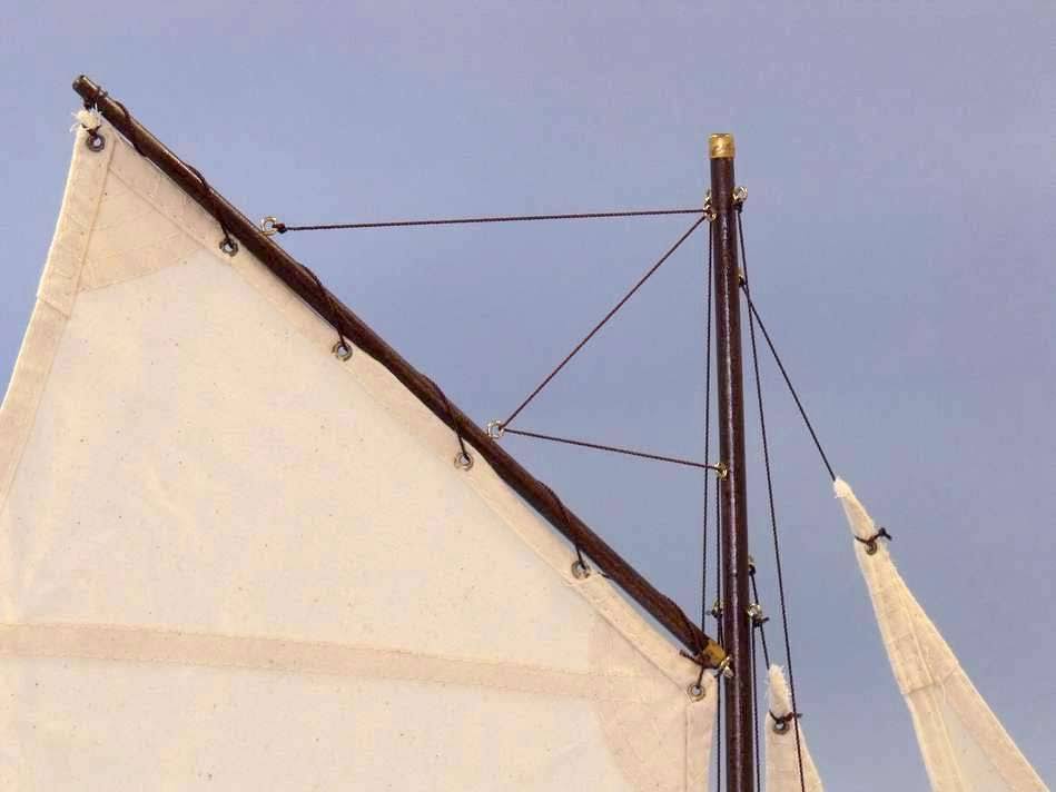 Wood Sailboat A761